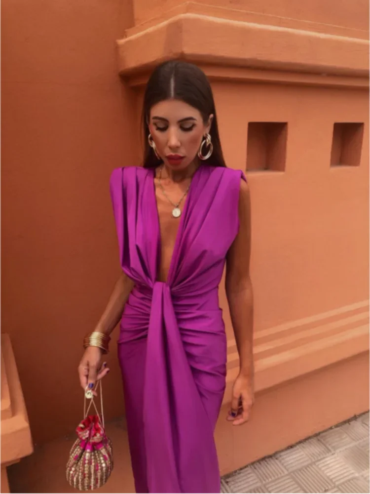 Isabella - Elegante Geplooide Jurk