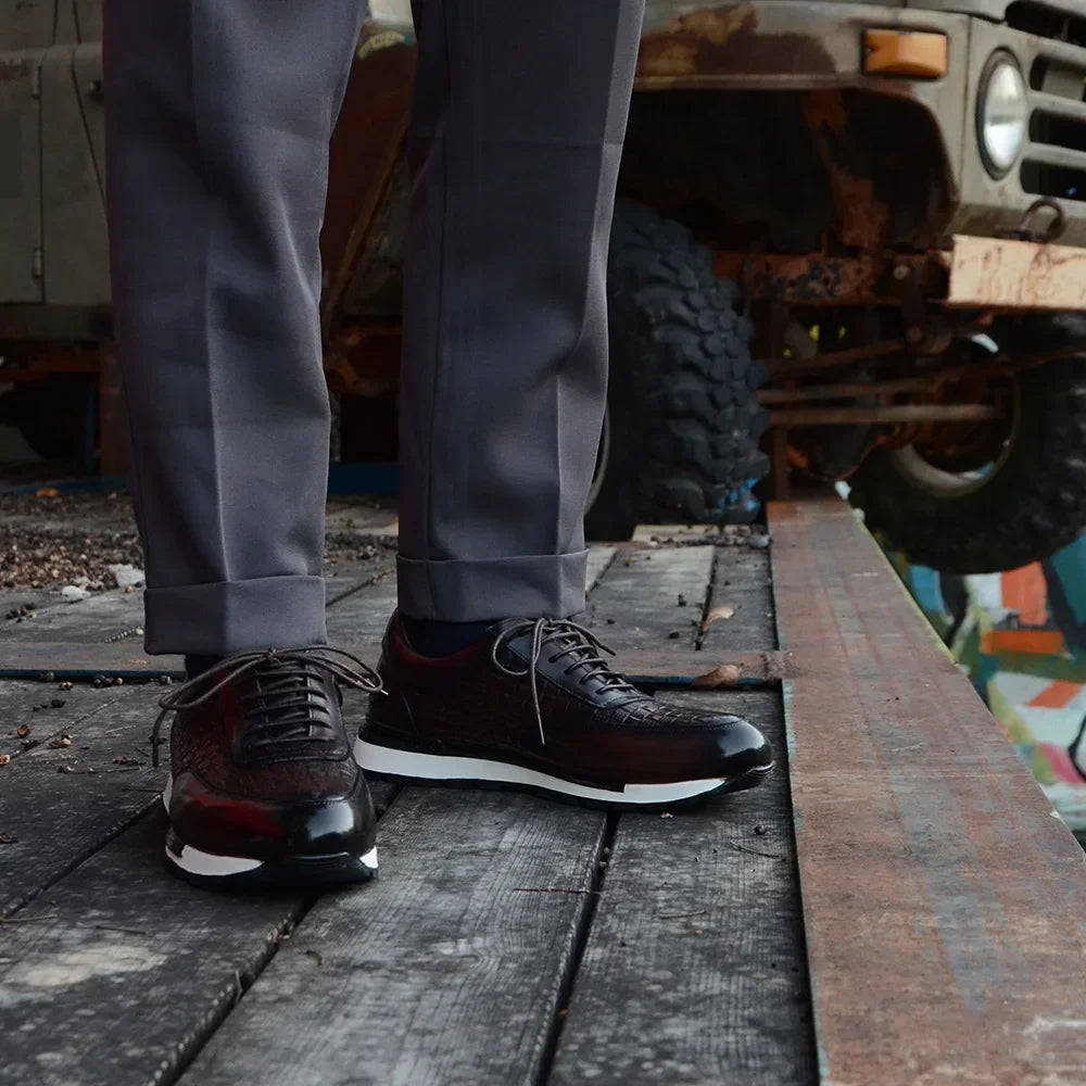 Leren Oxford-schoenen