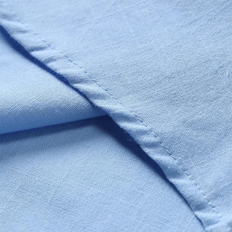 Linnen poloshirt