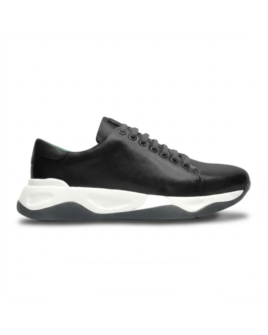 Hoge schoenen van rundleer