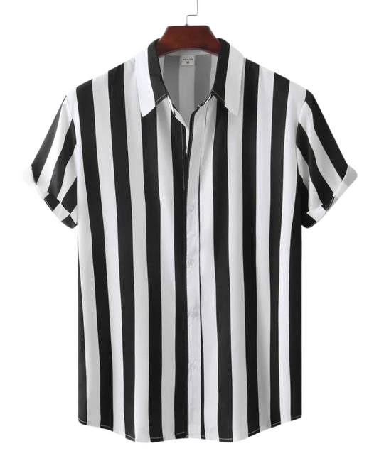 Ademend gestreept zomershirt
