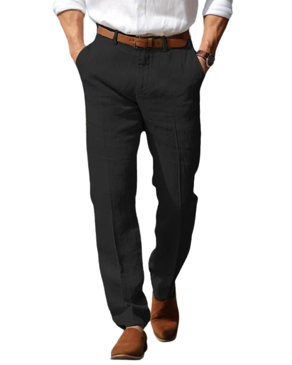 Elegante linnen broek