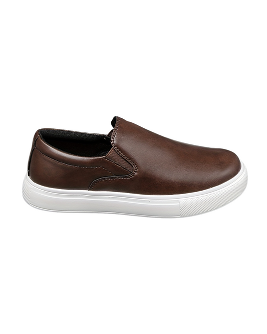 Casual leren instapschoenen