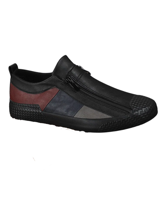 Leren schoenen met rits