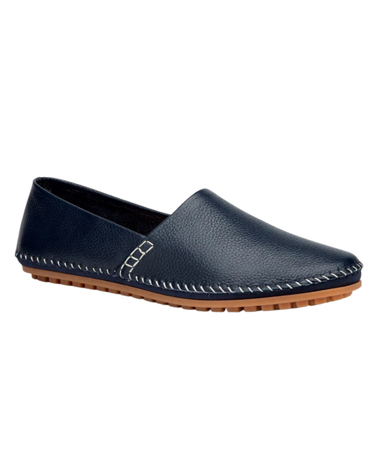 Licht leren Loafers