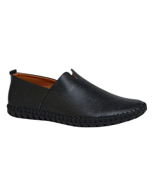 Ademende leren Loafers