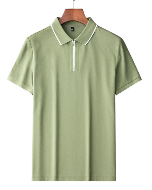 Elegant katoenen poloshirt