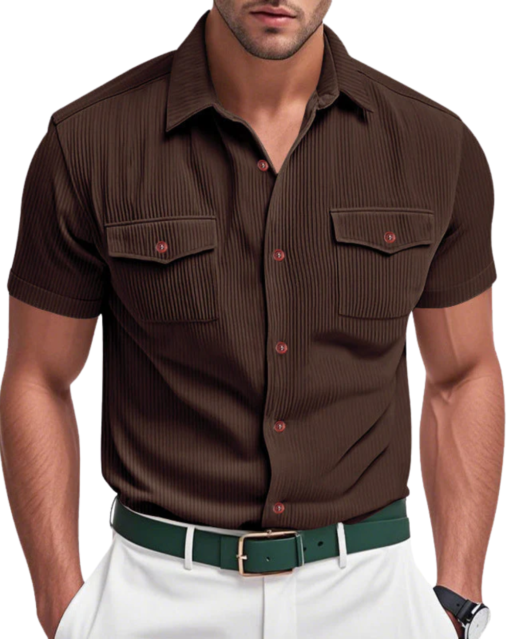 Elegant Corduroy Herenoverhemd