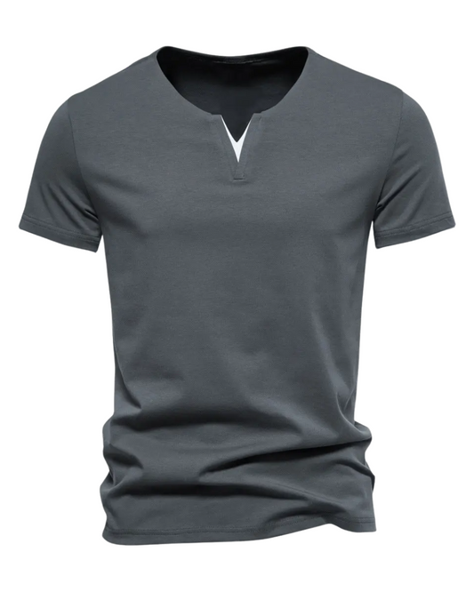 Elegant shirt met V-hals