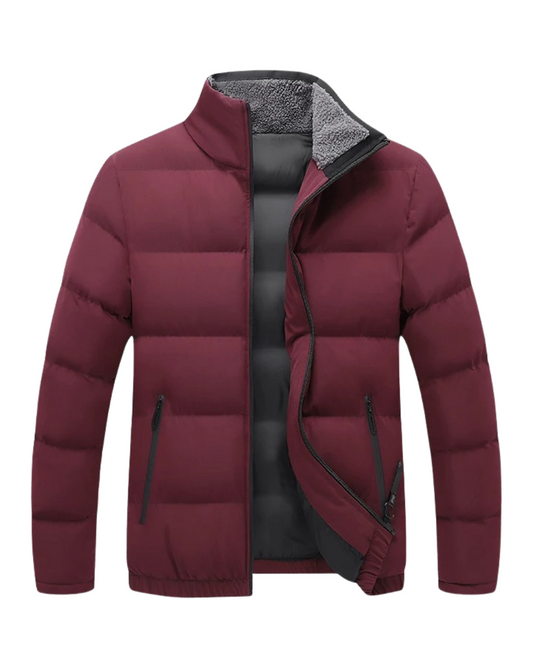 Winterjas met kraag