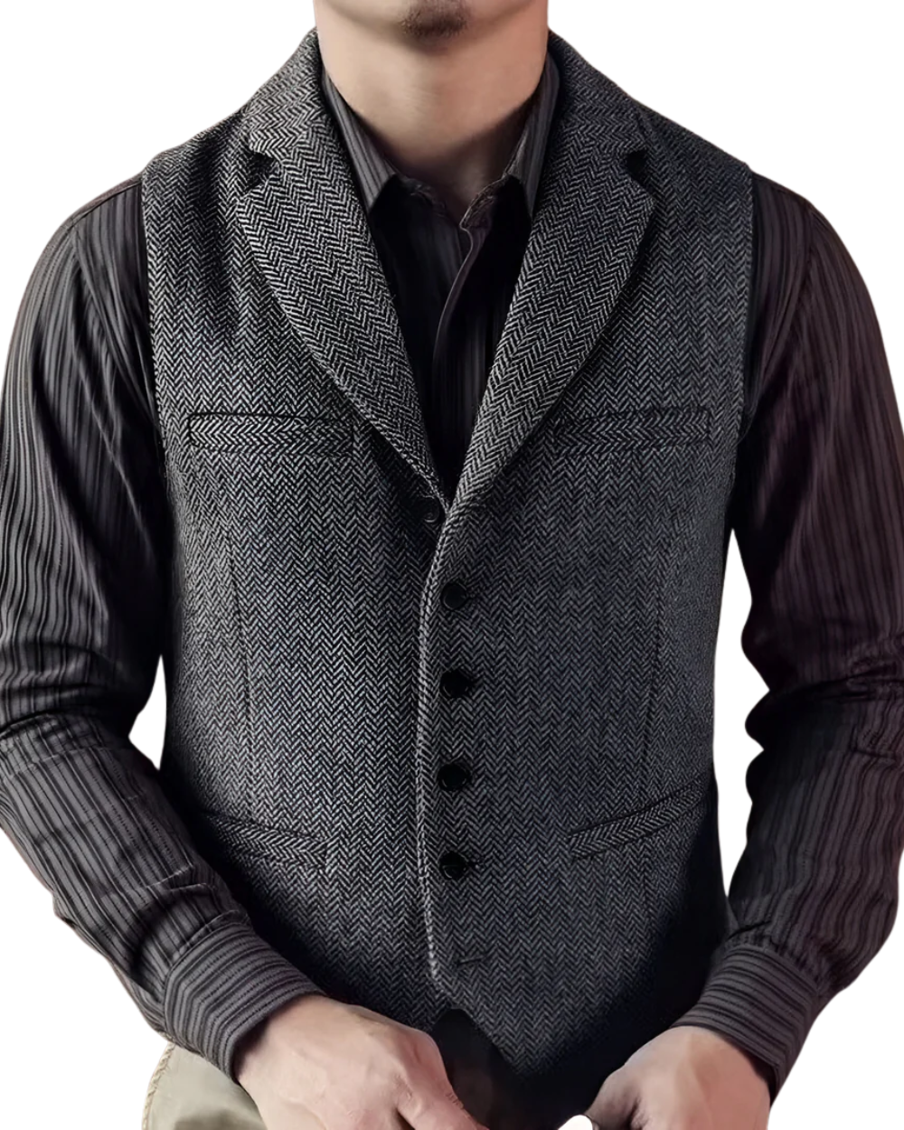Elegant wollen vest