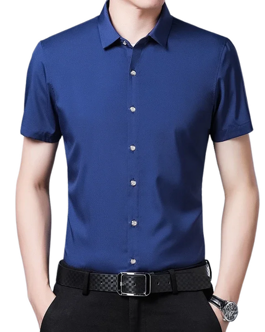 Business Casual overhemd met korte mouwen