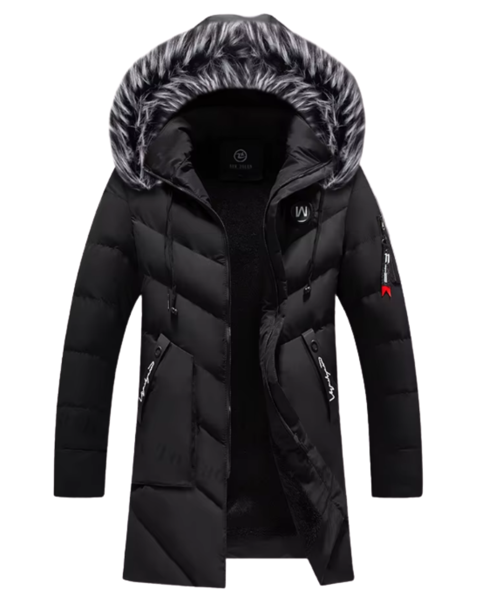 Elegant winddicht parkajack