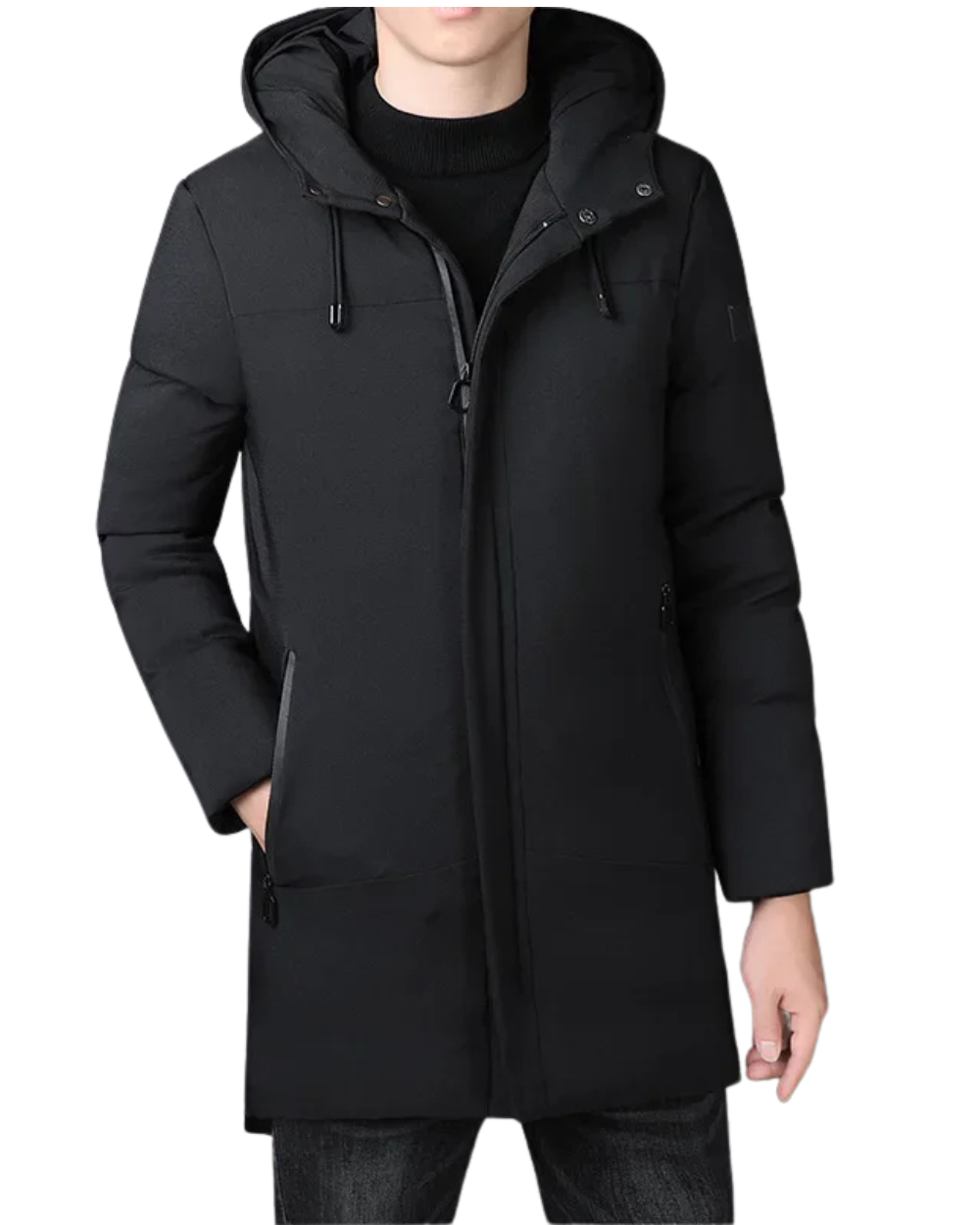 Elegante lange herenjas