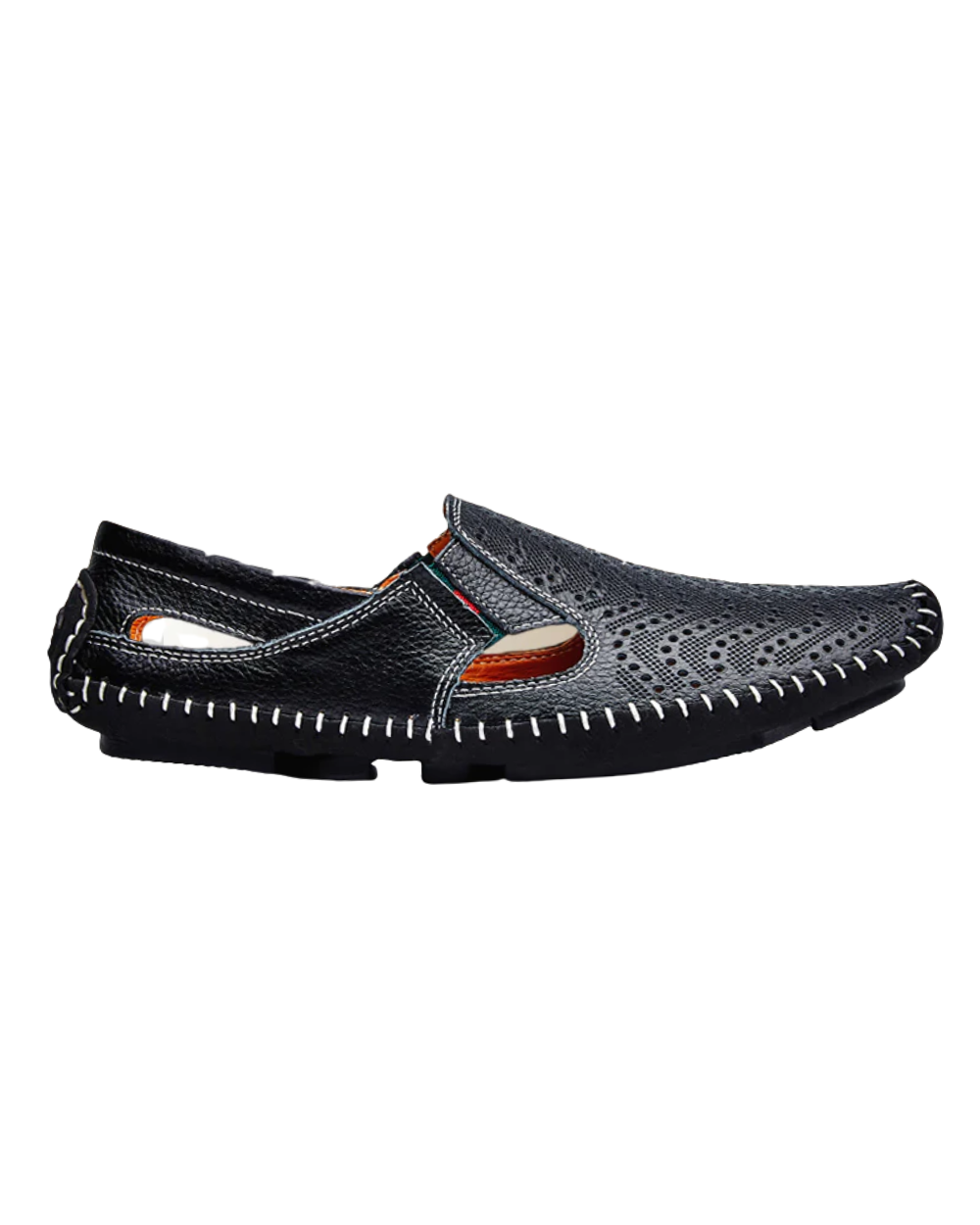 Leren band sandalen