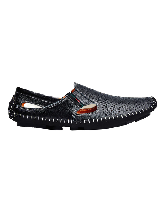 Leren band sandalen