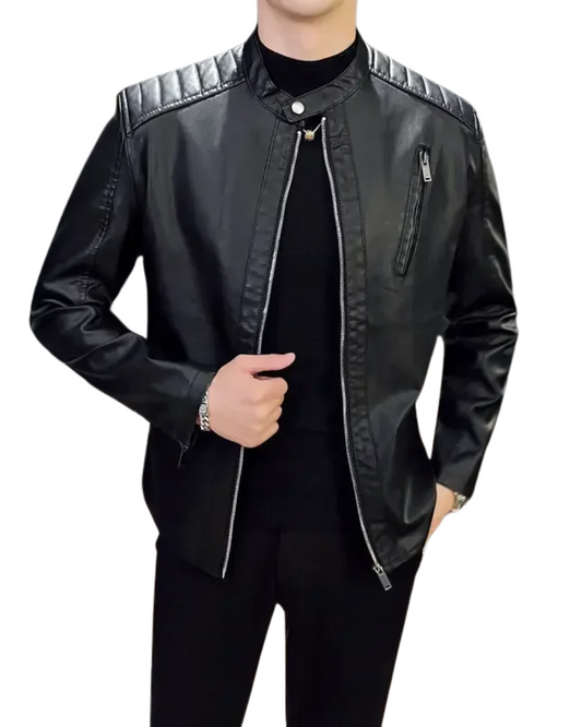 Elegante leren jas