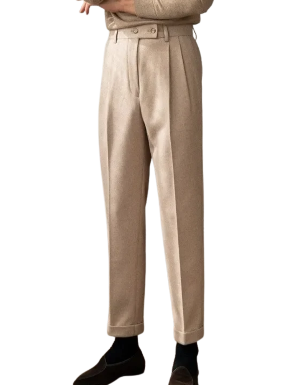 Chique broek met hoge taille