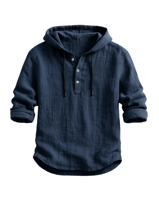 Elegant shirt met capuchon