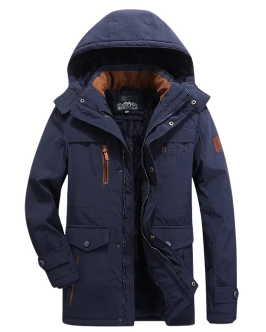 Elegante gewatteerde winterjas