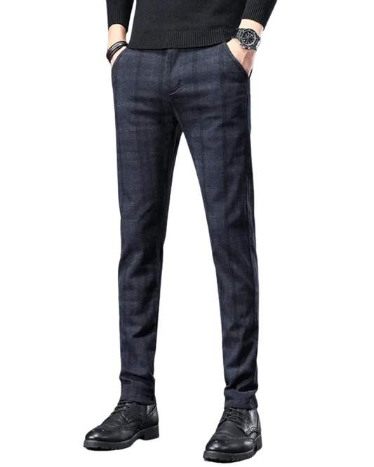 Casual geruite broek