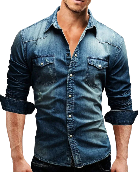 Elegant denim shirt