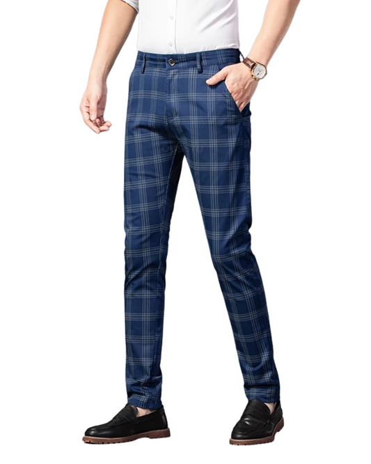 Elegante geruite broek