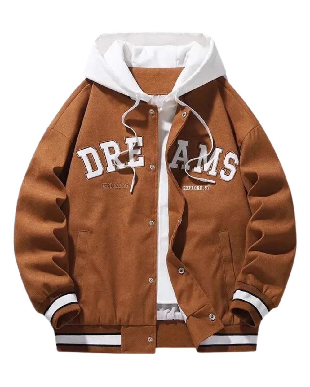 Elegante jas met capuchon