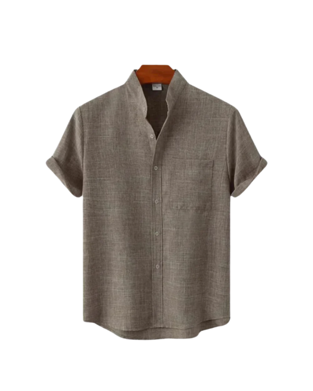 Venetië Linnen Shirt Met Korte Mouwen