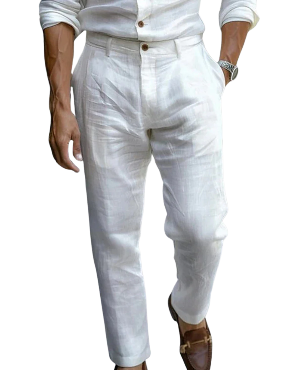 Saint - Tropez Chique Linnen Broek
