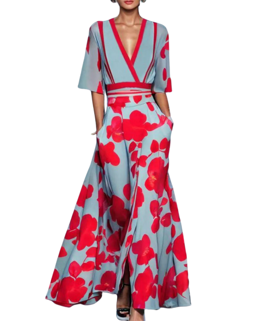 Elegante lange jurk Florence