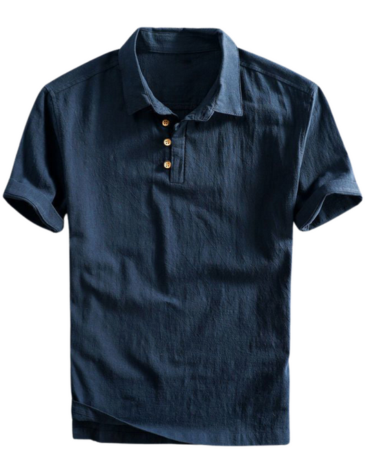 San Julian Linnen Poloshirt