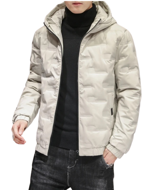Elegante herenpufferjas