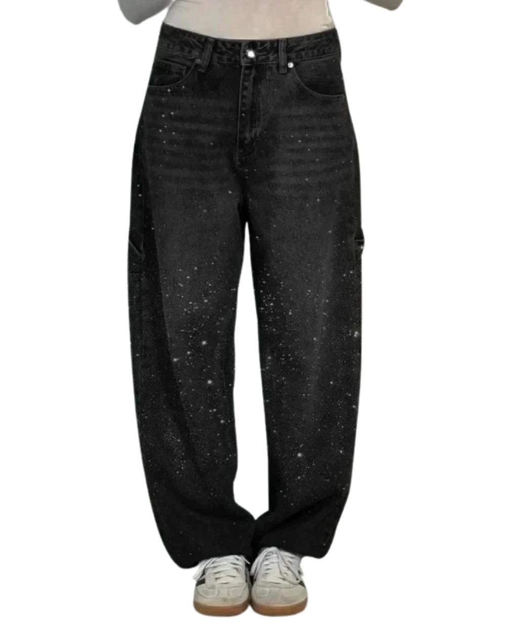 Elegante jeans met glamour