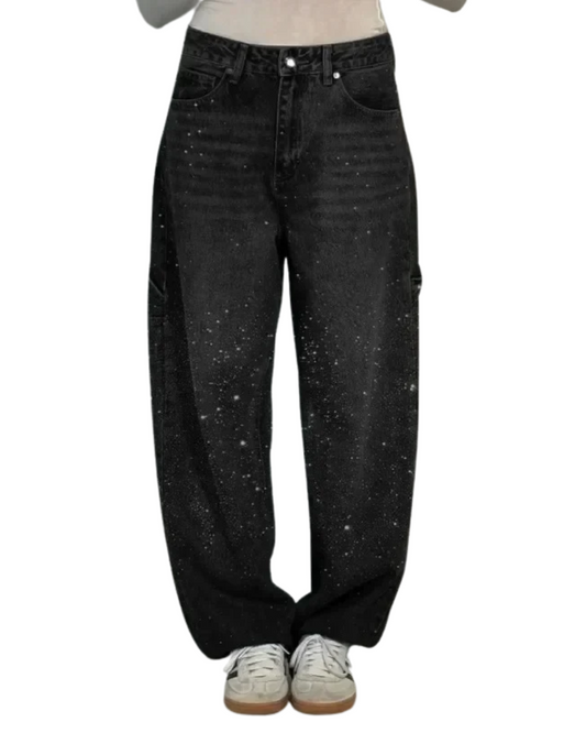 Elegante jeans met glamour
