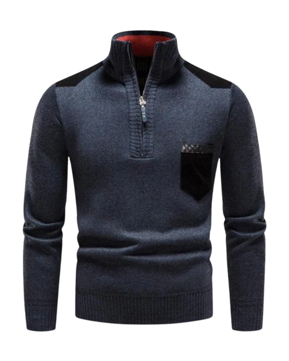 Wollen Ritssweater