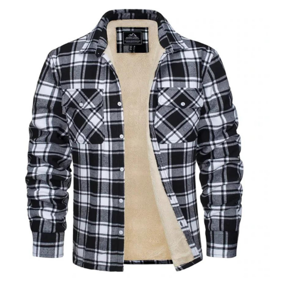 Elegante jas met fleece voering