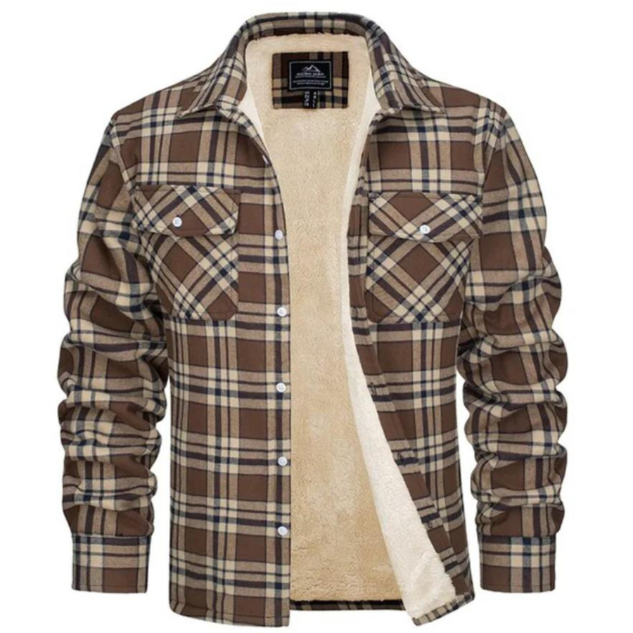 Elegante jas met fleece voering