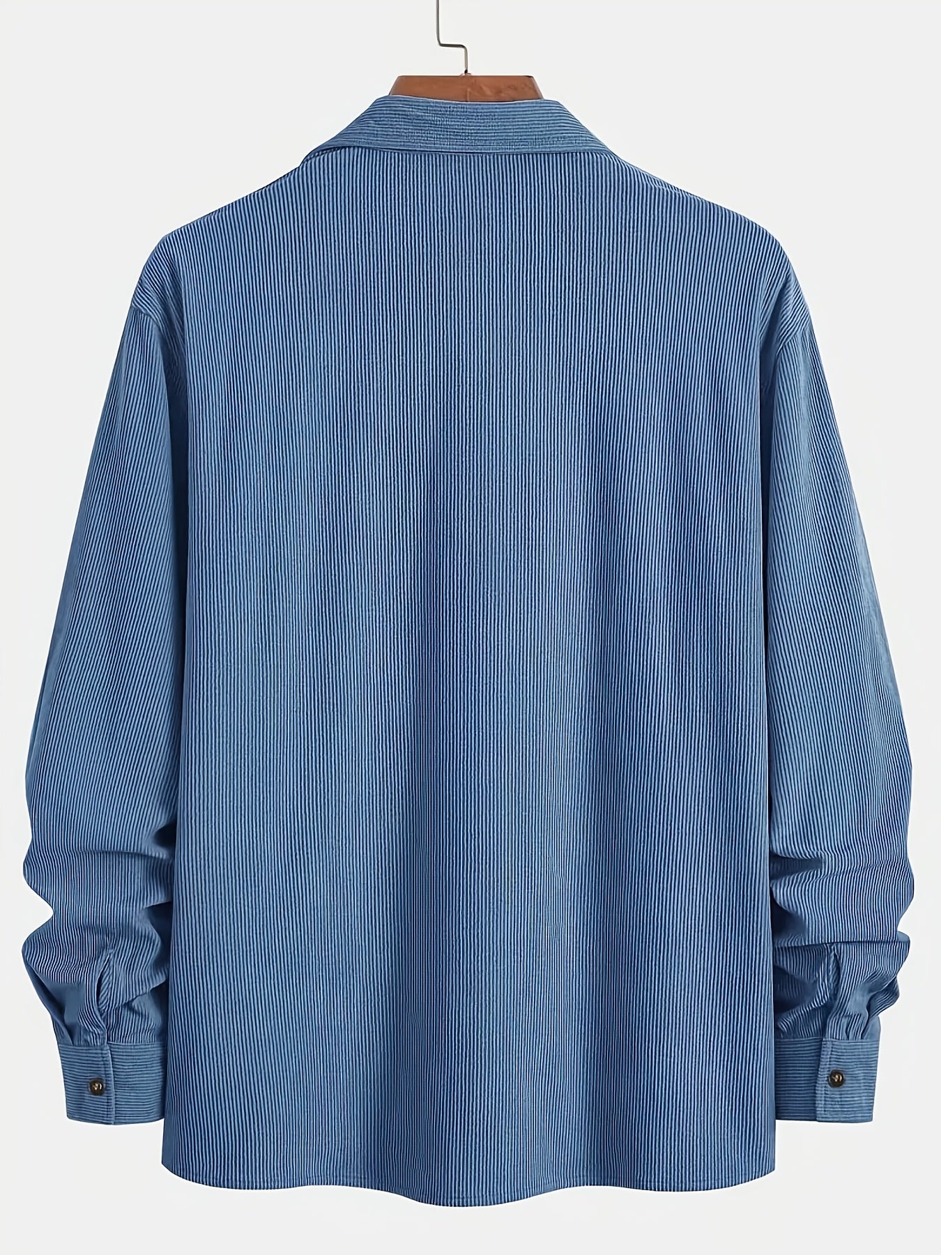 Casual vest van ribfluweel