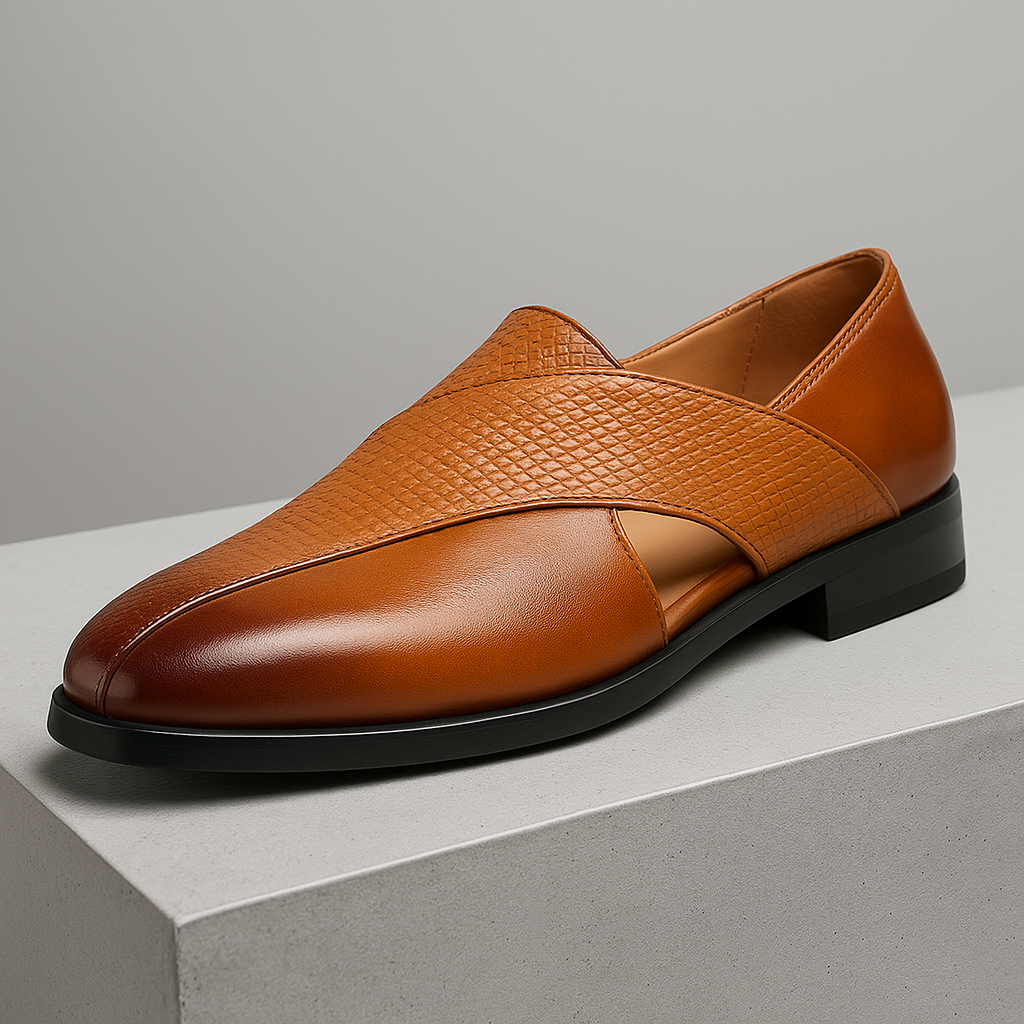 Vintage leren Loafers