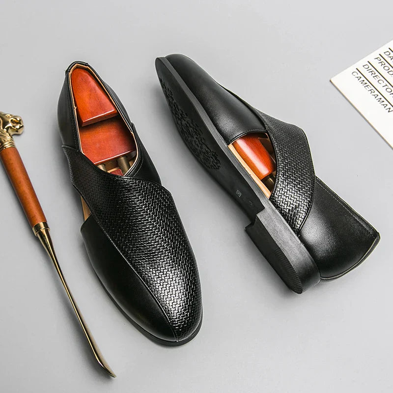 Vintage leren Loafers