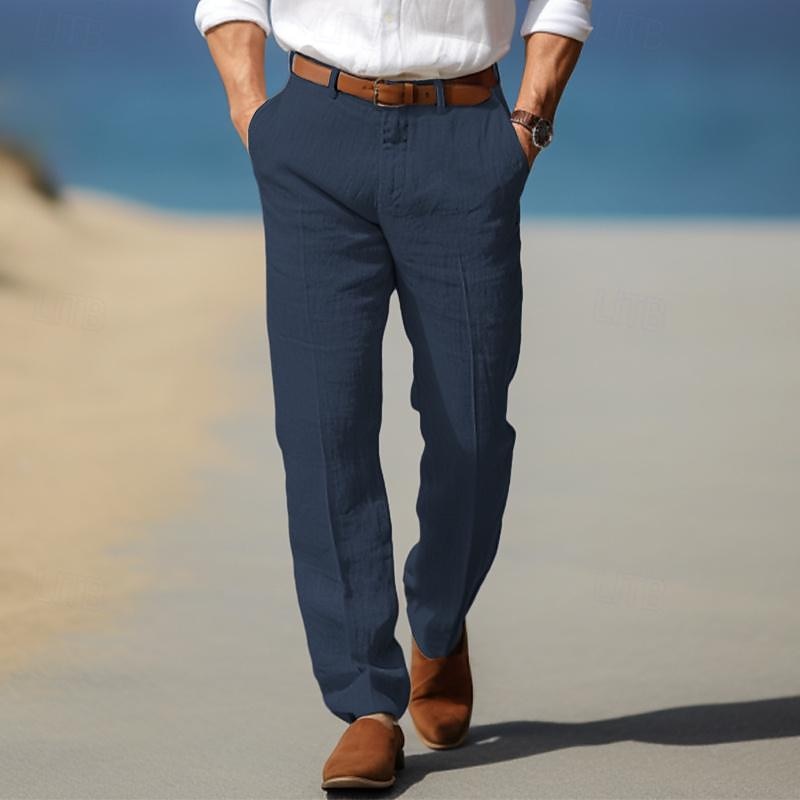 Elegante linnen broek