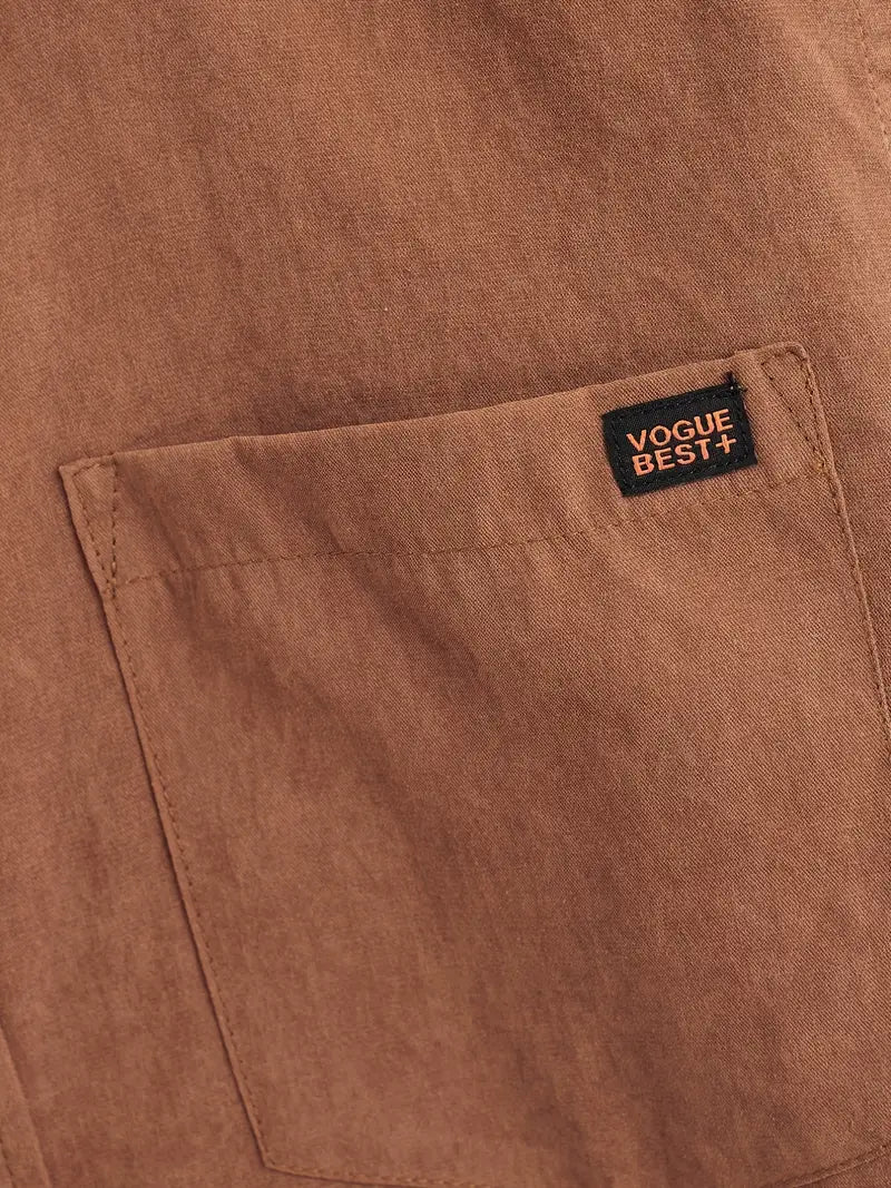 Casual Katoenen Shirt Met Korte Mouwen