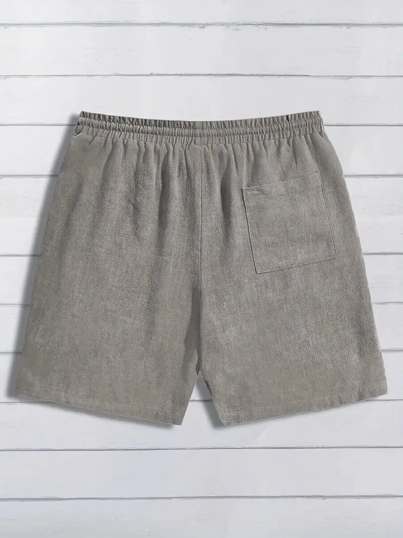 Casual Linnen Korte Broek
