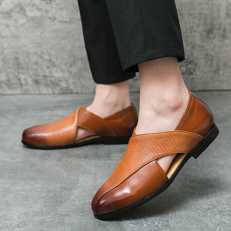 Vintage leren Loafers