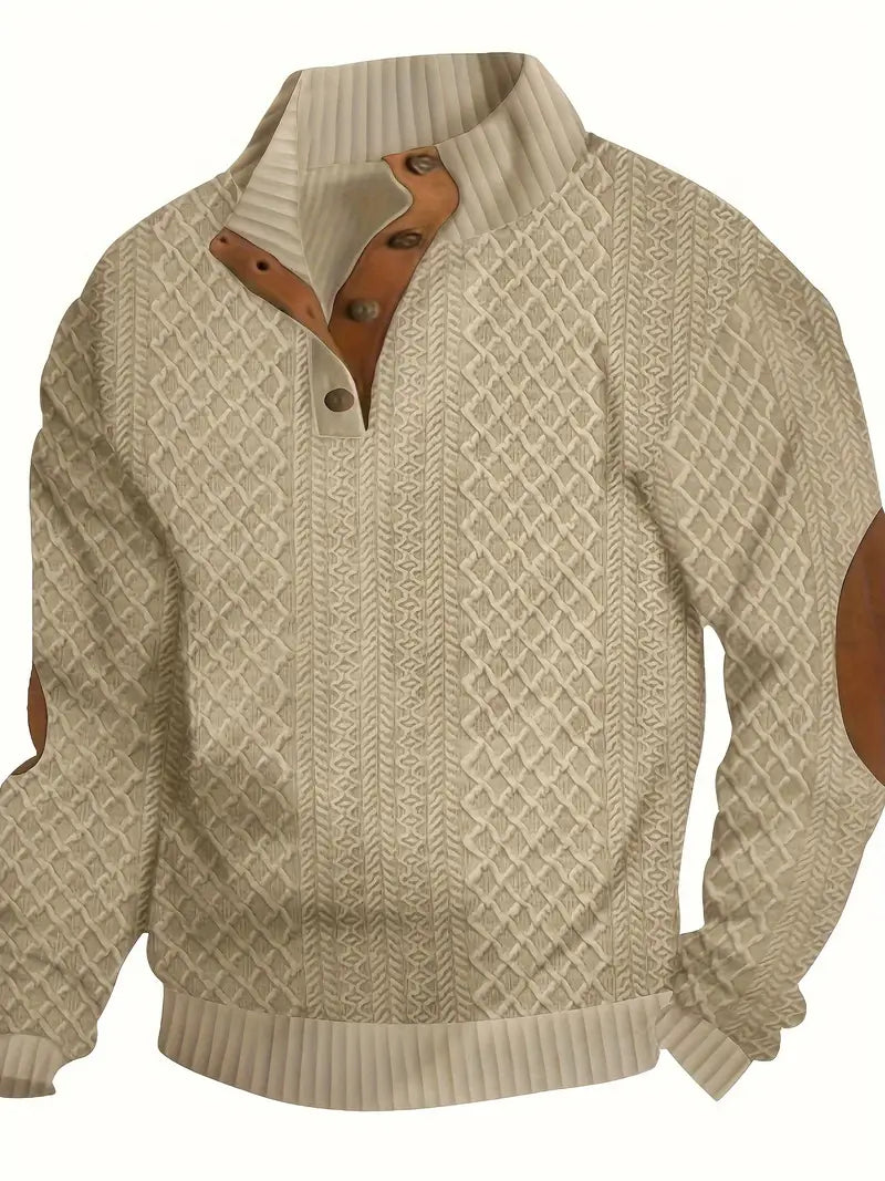 Trui met elegante knopen