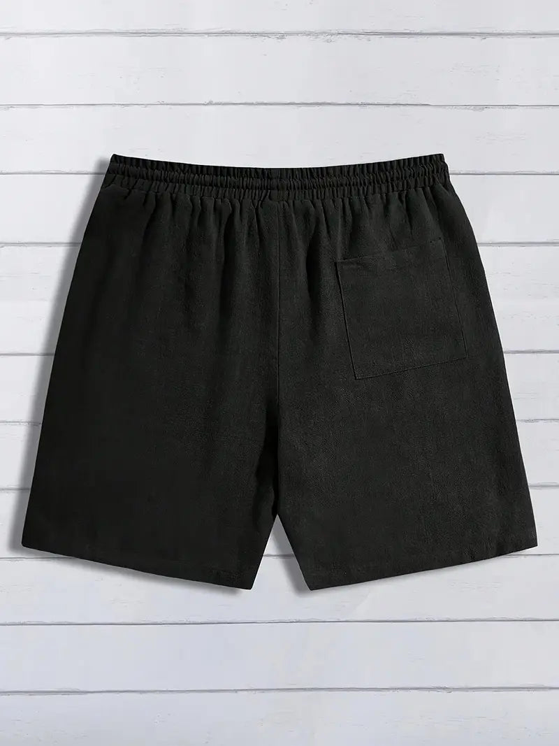 Casual Linnen Korte Broek