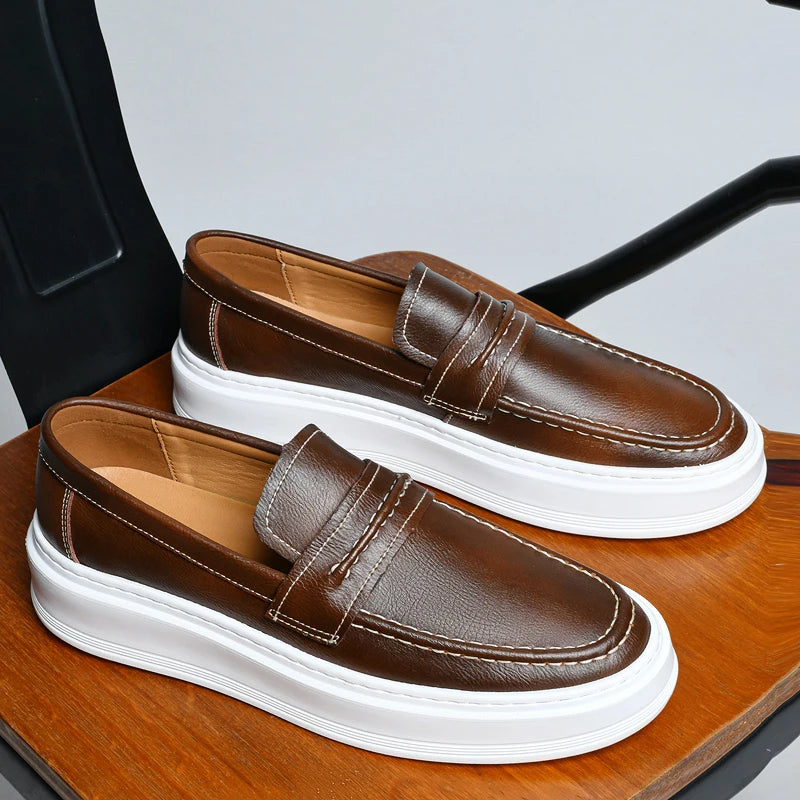Leren bootschoenen