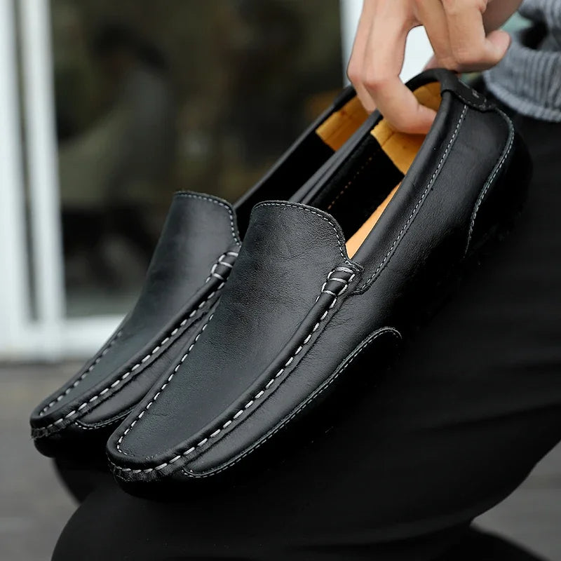 Vintage leren Loafers