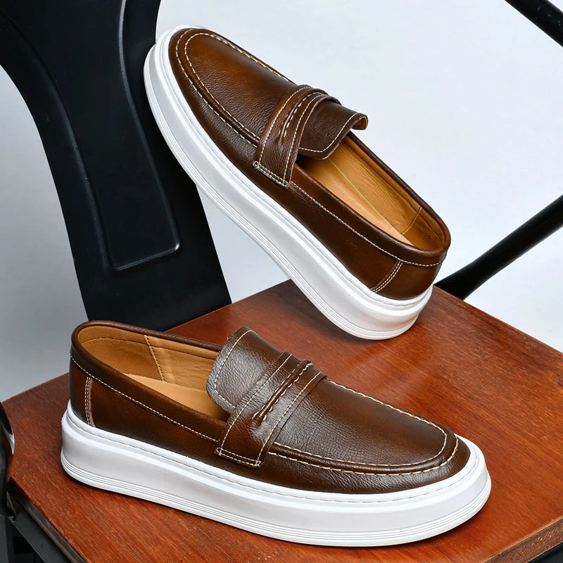Leren bootschoenen